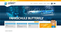 Desktop Screenshot of fahrschule-butterfly.de