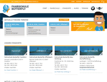 Tablet Screenshot of fahrschule-butterfly.de